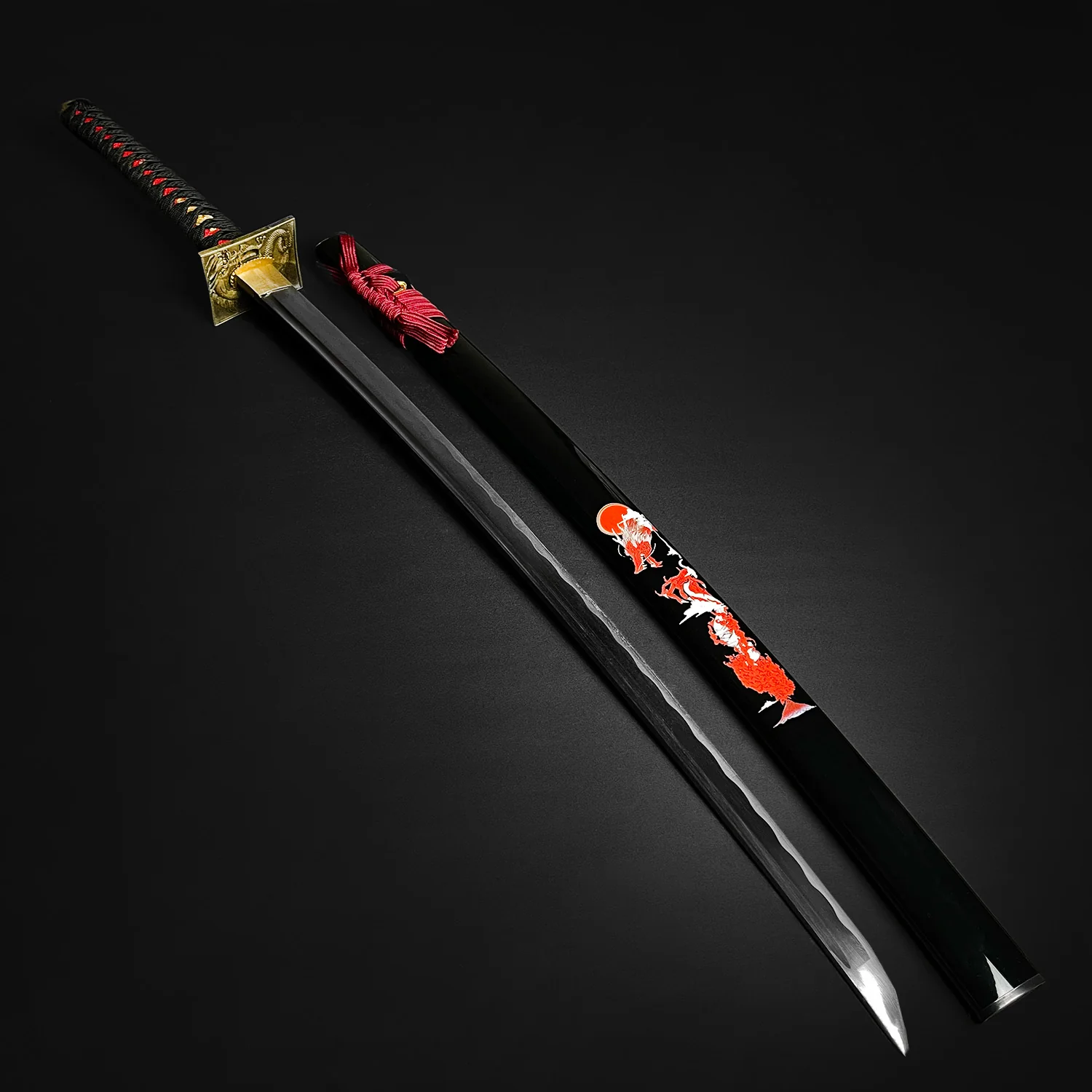 Musha Red Dragon Hand-Forged Katana. - Image 2