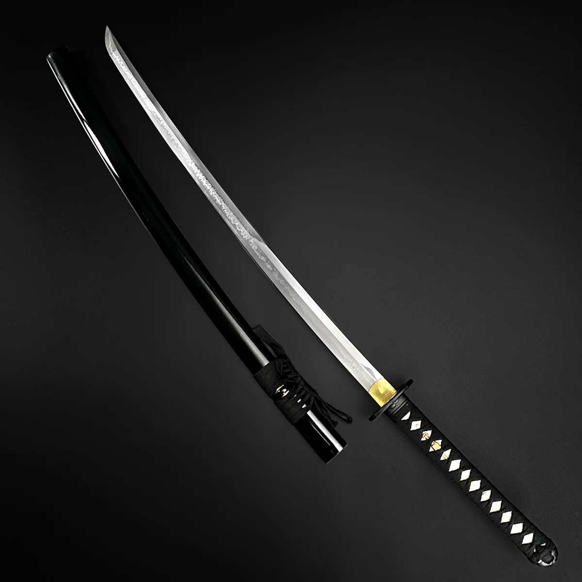 Musashi "Igusa Omote" Black Katana - Image 4