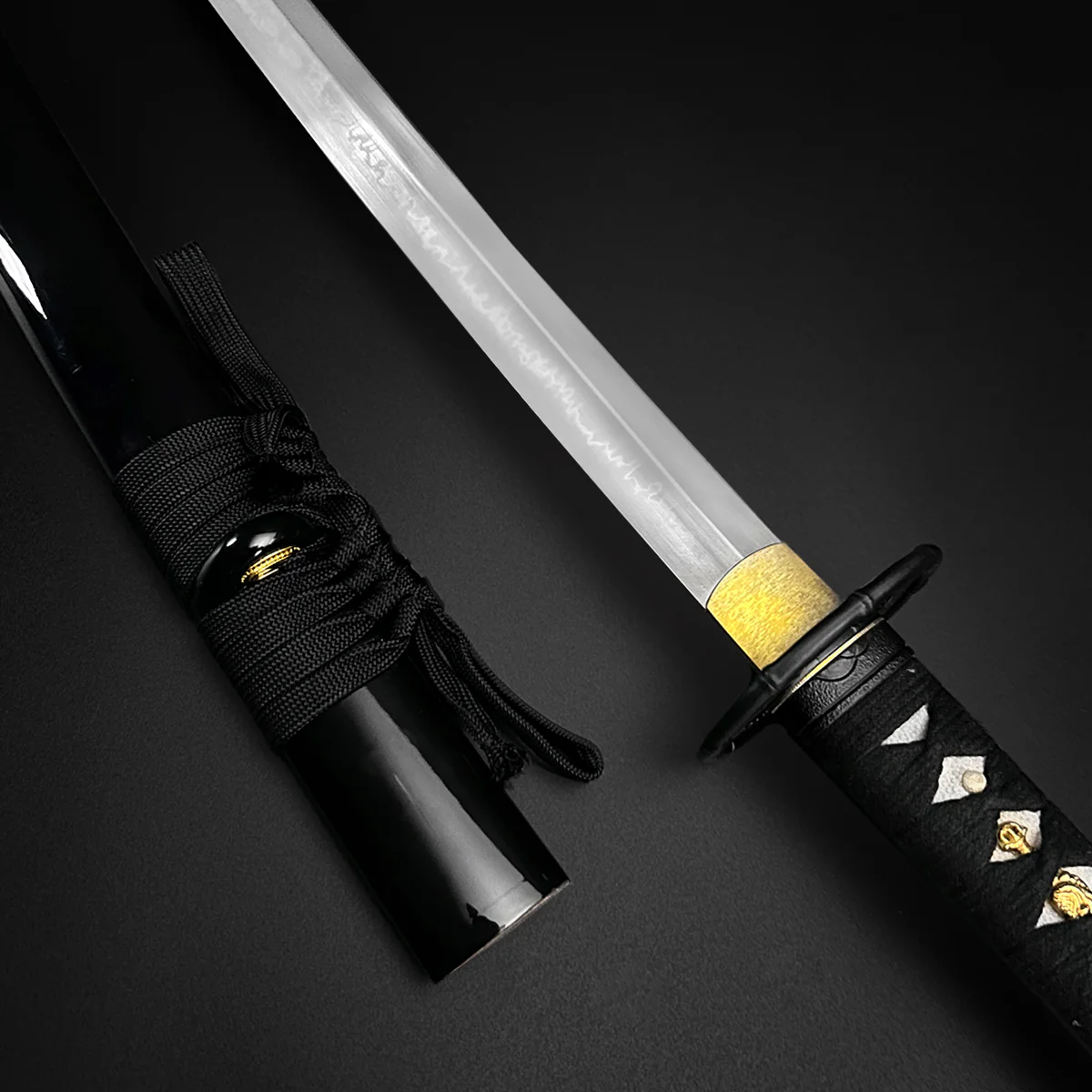 Musashi "Igusa Omote" Black Katana - Image 6