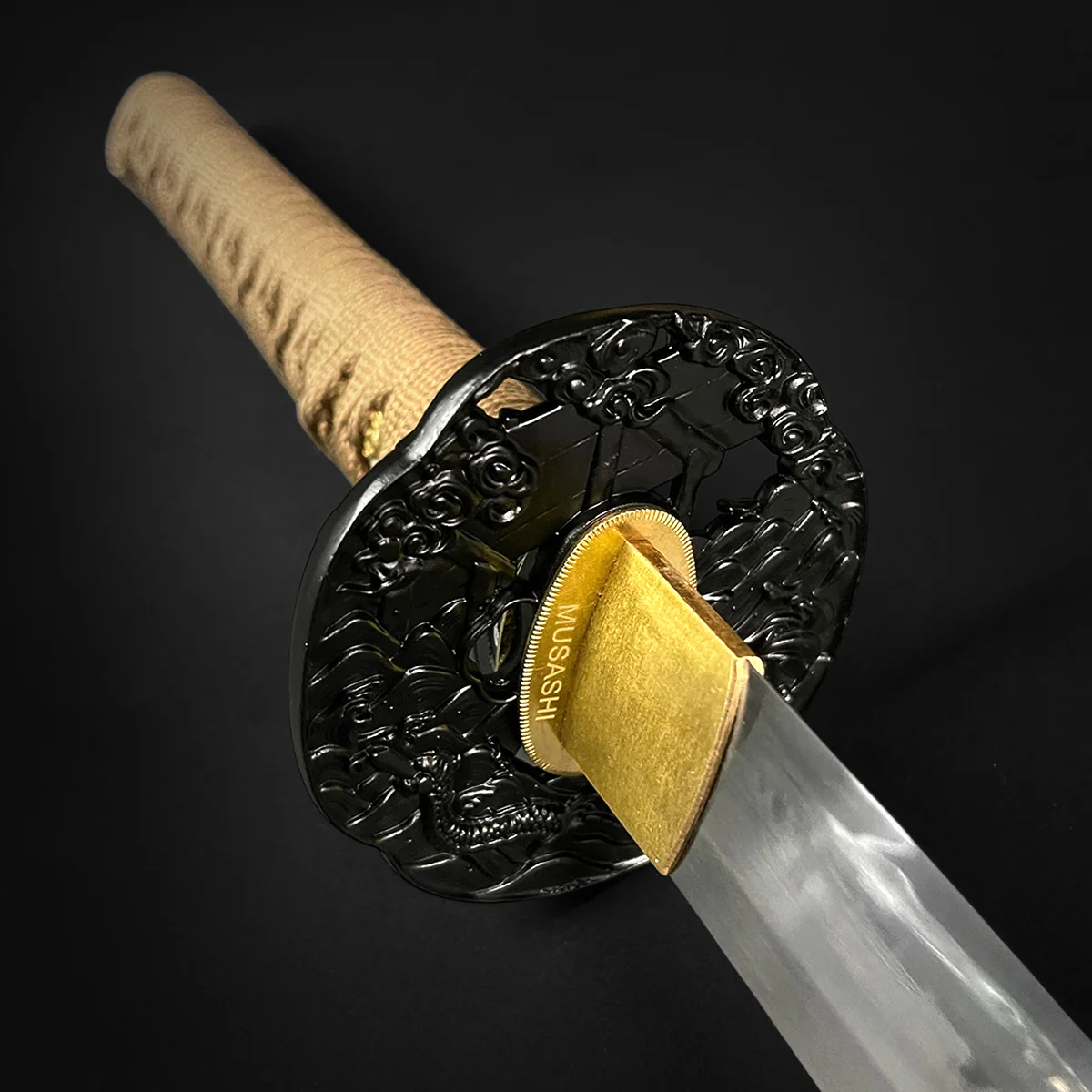 Musashi “Yamata no Orochi”  Burgundy Dragon Slayer Katana - Image 5