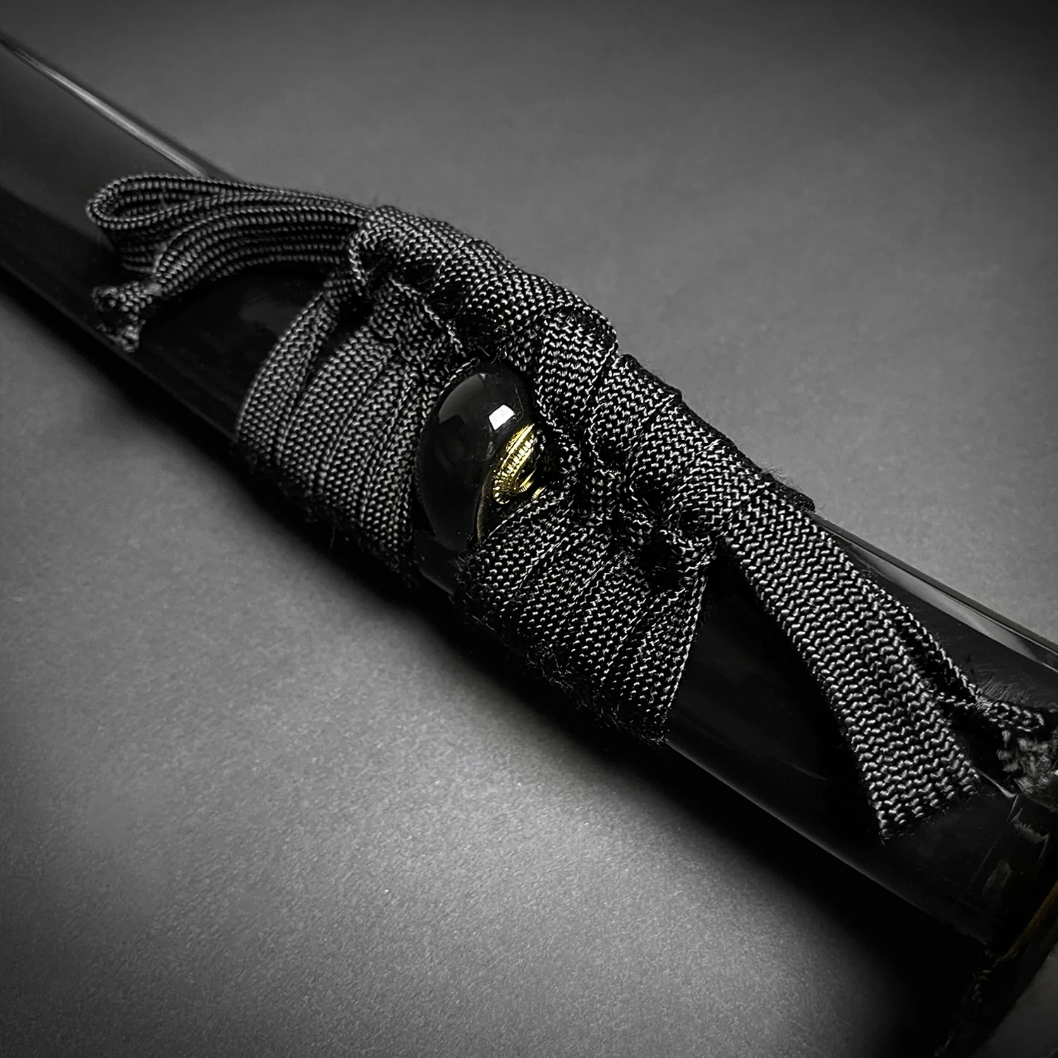 Musha Black "Bamboo & Plum Flower" Katana - Image 6