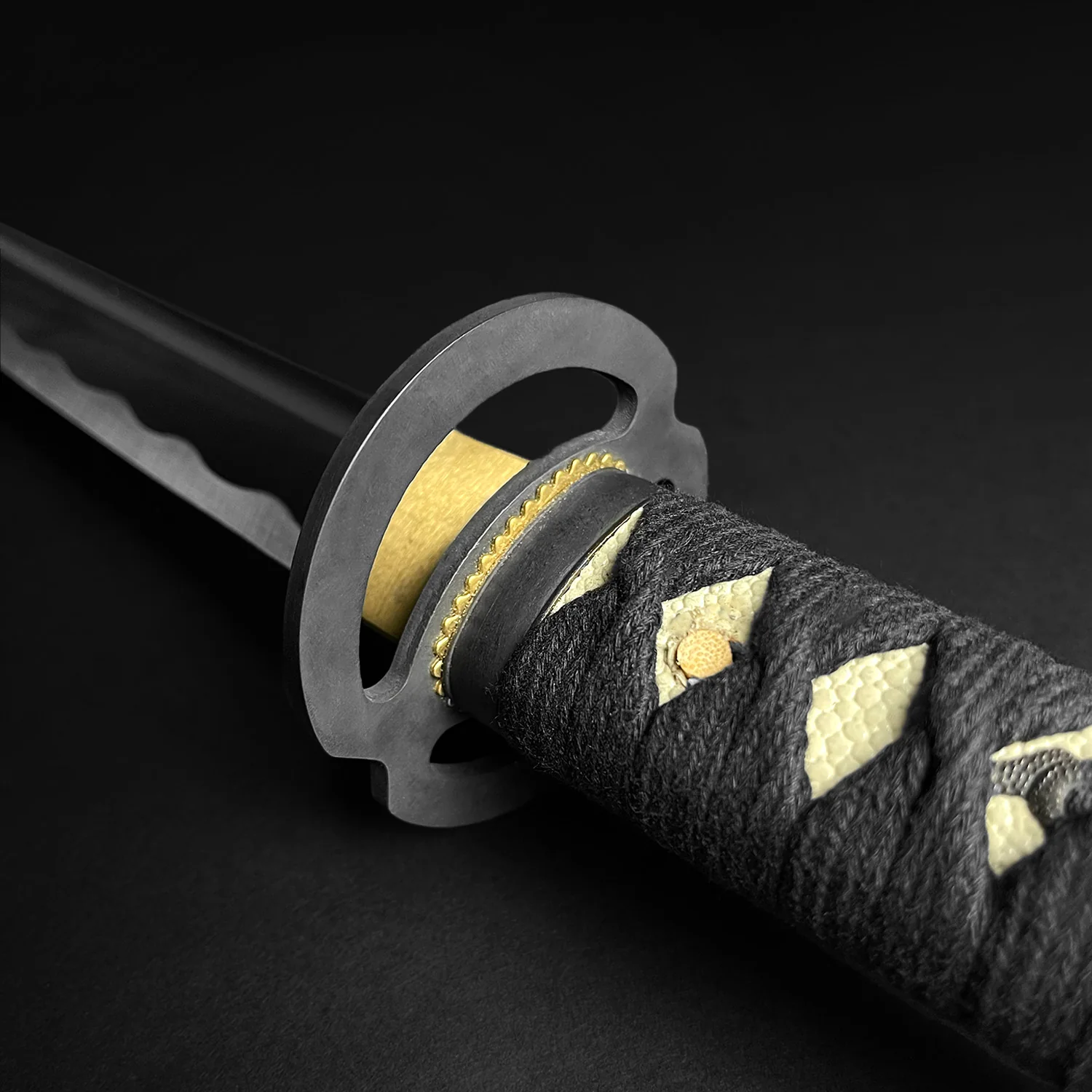 Musha Five Rings Burgundy Katana - Image 7